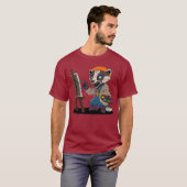ゾンビ・アナグマ・アーティスト Tシャツ (正面フル)