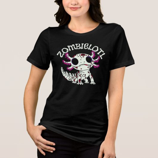 ゾンビ アホロートル トライブレンドＴシャツ (正面)