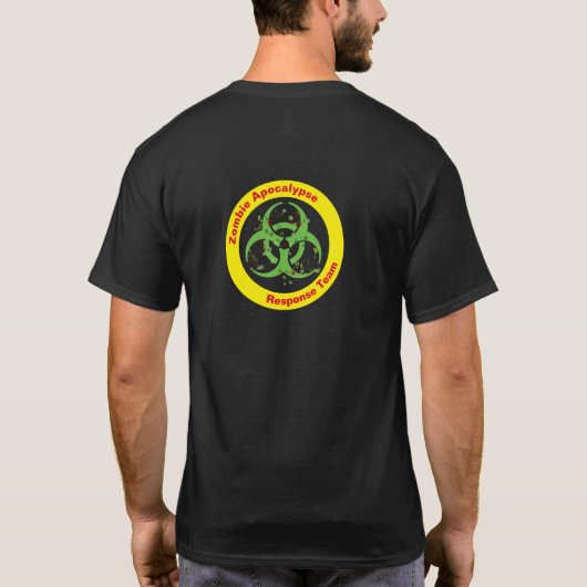 ゾンビ・アポカリプス・ゴア・スプラッター Tシャツ (裏面)
