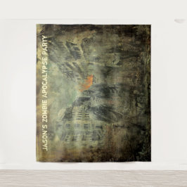 ゾンビ・アポカリプス・パーティー・フォト・バックドロップ・ウォール・プロップ タペストリー