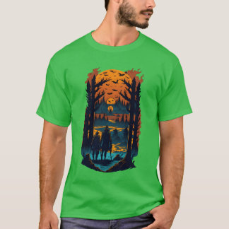 ゾンビ・アポカリプス・レイニング・キャンプ少年 Tシャツ