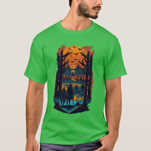 ゾンビ・アポカリプス・レイニング・キャンプ少年 Tシャツ (正面)