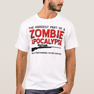 ゾンビ・アポカリプス 楽しいTシャツ Tシャツ