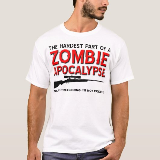 ゾンビ・アポカリプス 楽しいTシャツ Tシャツ (正面)