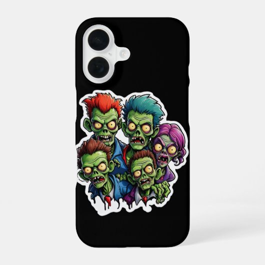 ゾンビ・アポカリプス iPhone 16ケース (裏面)