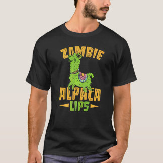 ゾンビ アルパカキス ラマ アルパカとの対話の達人 Tシャツ
