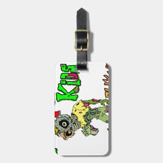 ゾンビ・キッズ ラゲッジタグ (正面縦)