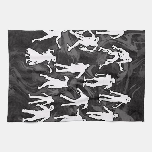 ゾンビ キッチンタオル (横)