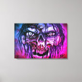 ゾンビ キャンバスプリント (正面)