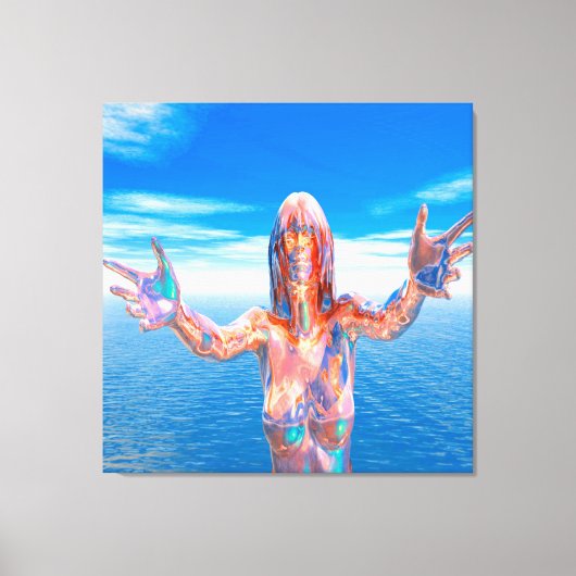 ゾンビ キャンバスプリント (正面)