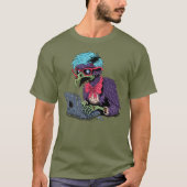 ゾンビ コンピューターカラス Tシャツ (正面)