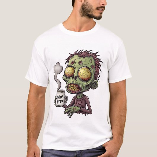 ゾンビ コーヒー タイム Tシャツ (正面)