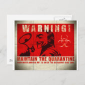 ゾンビ、サイン ポストカード (正面/裏面)