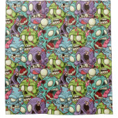 ゾンビ！ シャワーカーテン (正面)