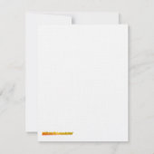 ゾンビ シルエット 招待状 (裏面)