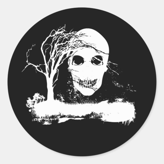 ゾンビ – ステッカー (正面)