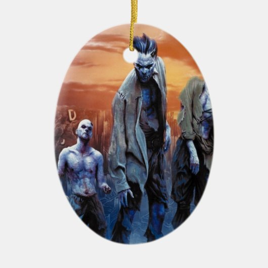 ゾンビ! セラミックオーナメント (正面)