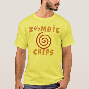ゾンビ·チップス·メンズ·Tシャツ Tシャツ