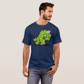 ゾンビ・トリケラトプス Tシャツ (正面フル)