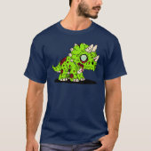ゾンビ・トリケラトプス Tシャツ (正面)