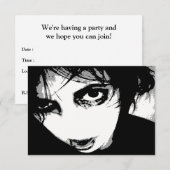 ゾンビ·ハロウェンビティ 招待状 (正面/裏面)