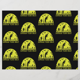 ゾンビ・バイブス・オンリー スクラップブッキングペーパー チラシ