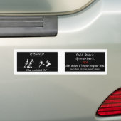 ゾンビ バンパーステッカー (車上)