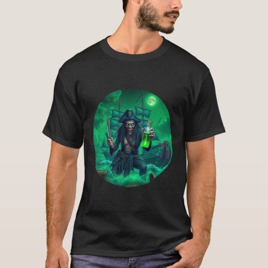 ゾンビ・パイレーツ・ラム Tシャツ (正面)