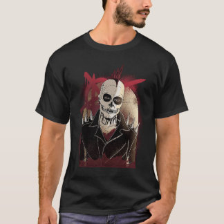 ゾンビ パンク モヒカン ヘヴィロック ミュージック メタルヘッド ロック Tシャツ