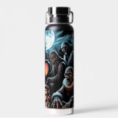 ゾンビ、ピエロ、Vamp、ドールハロウィン幽霊のよく出るー ウォーターボトル (背面)