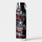 ゾンビ、ピエロ、Vamp、ドールハロウィン幽霊のよく出るー ウォーターボトル (正面)