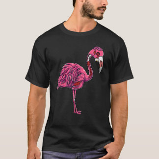 ゾンビ フラミンゴ スプーキー クリーピー ハロウィン コスチューム 男性 Tシャツ