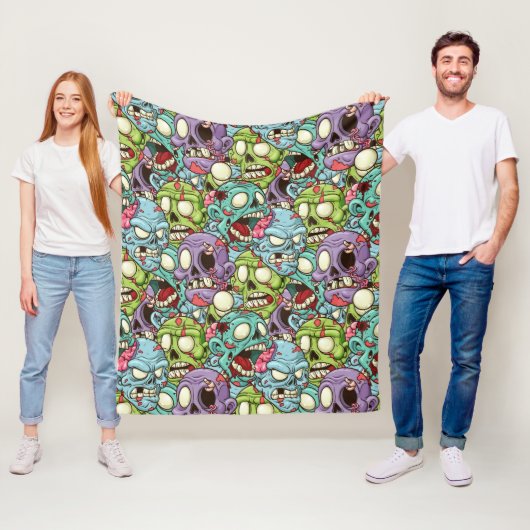 ゾンビ！ フリースブランケット (インサイチュ)