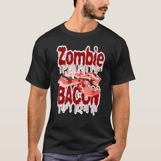 ゾンビ・ベーコン・不死身の死体の復讐 Tシャツ (正面)