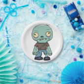 ゾンビ ペーパープレート (パーティー)