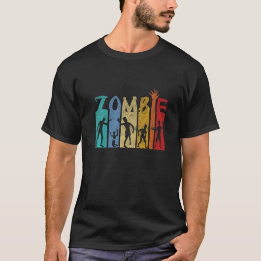 ゾンビ ホラー ハロウィン 不死身 遺体 ゾンビ Tシャツ (正面)