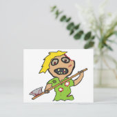 ゾンビ ポストカード (スタンド正面)