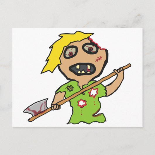 ゾンビ ポストカード (正面)