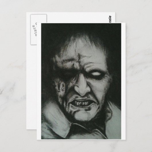 ゾンビ ポストカード (正面/裏面)