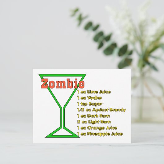 ゾンビ ポストカード (スタンド正面)