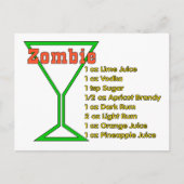 ゾンビ ポストカード (正面)