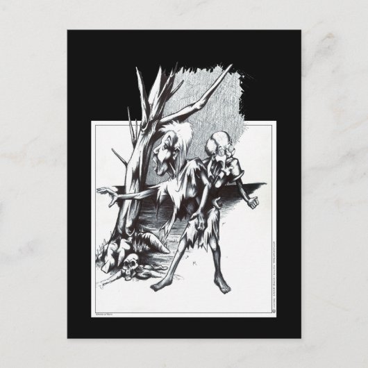 ゾンビ ポストカード (正面)