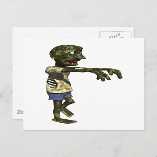 ゾンビ ポストカード (正面/裏面)