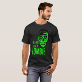 ゾンビ モンスター 顔 怖い ハロウィン Tシャツ (正面フル)