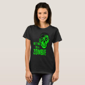ゾンビ モンスター 顔 怖い ハロウィン Tシャツ (正面フル)