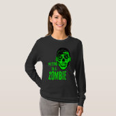 ゾンビ モンスター 顔 怖い ハロウィン Tシャツ (正面フル)