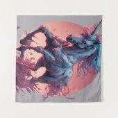 ゾンビ・ユニコーンのポスター タペストリー (正面(横))