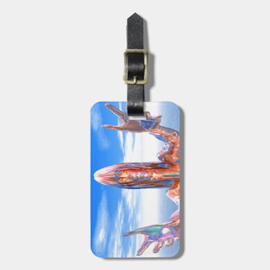 ゾンビ ラゲッジタグ (正面縦)