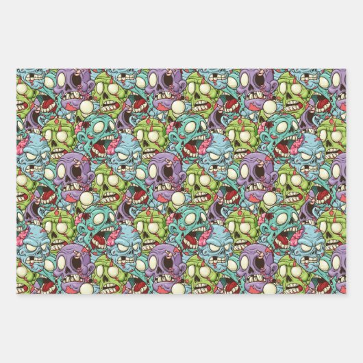 ゾンビ！ ラッピングペーパーシート (正面)