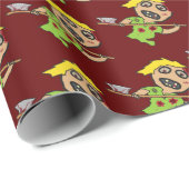 ゾンビ ラッピングペーパー (ロールコーナー)